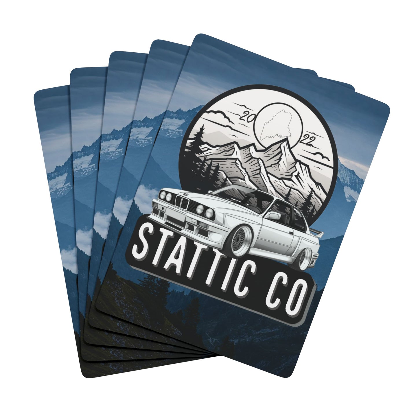 Maine Mountains Playing Cards