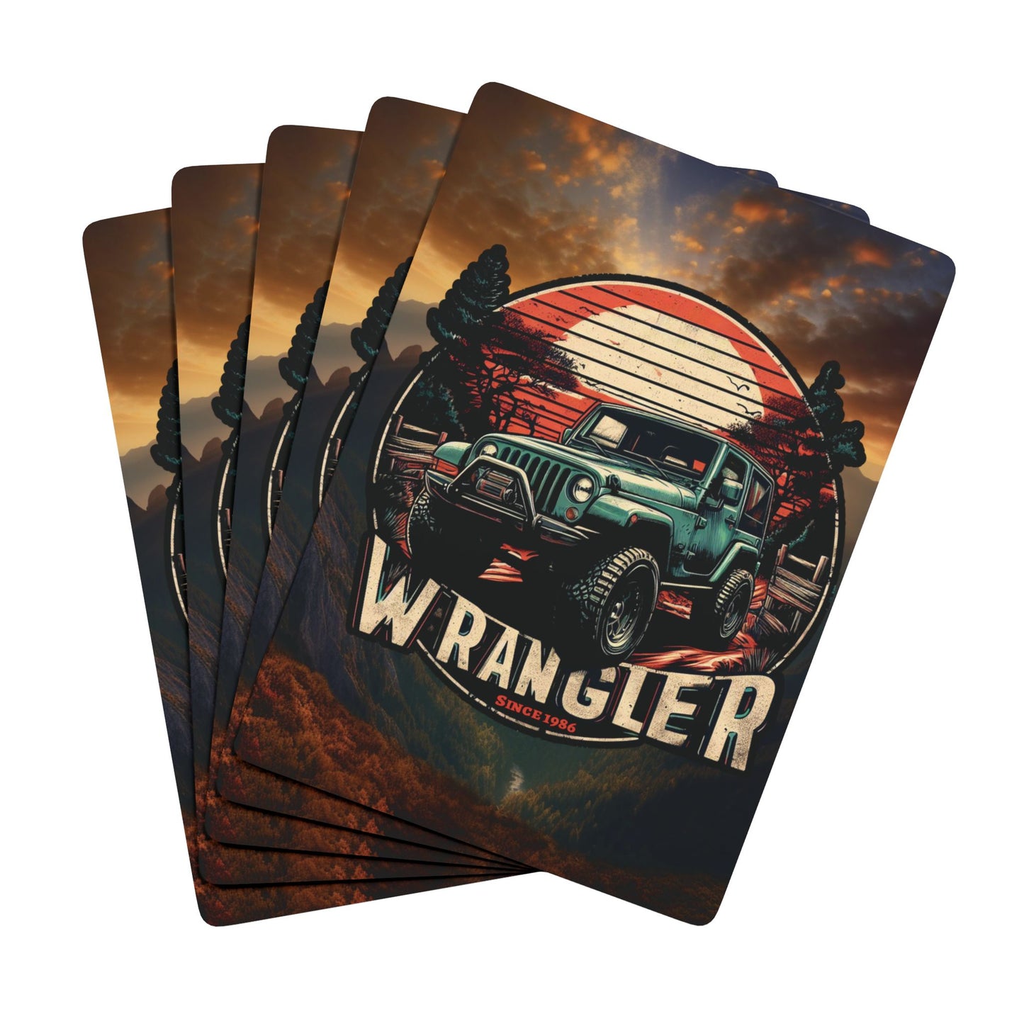 Wrangler Playing Cards