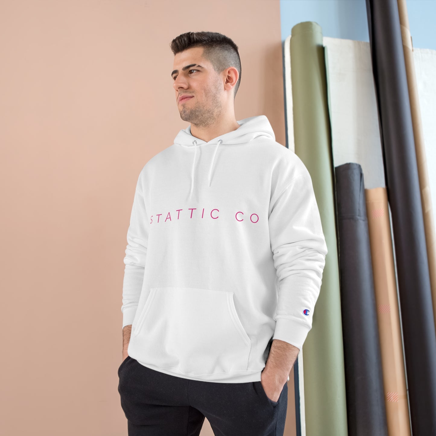 Stattic Co. Simplicity Pink Hoodie