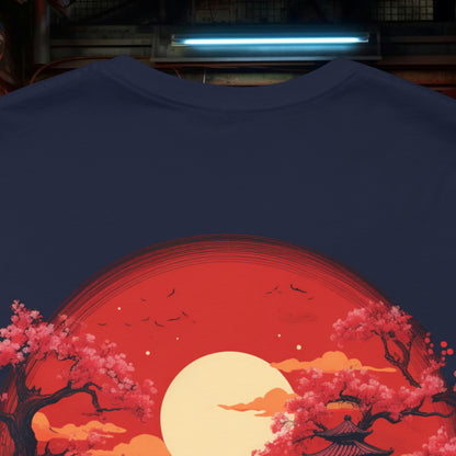 T-shirt Coucher de soleil japonais