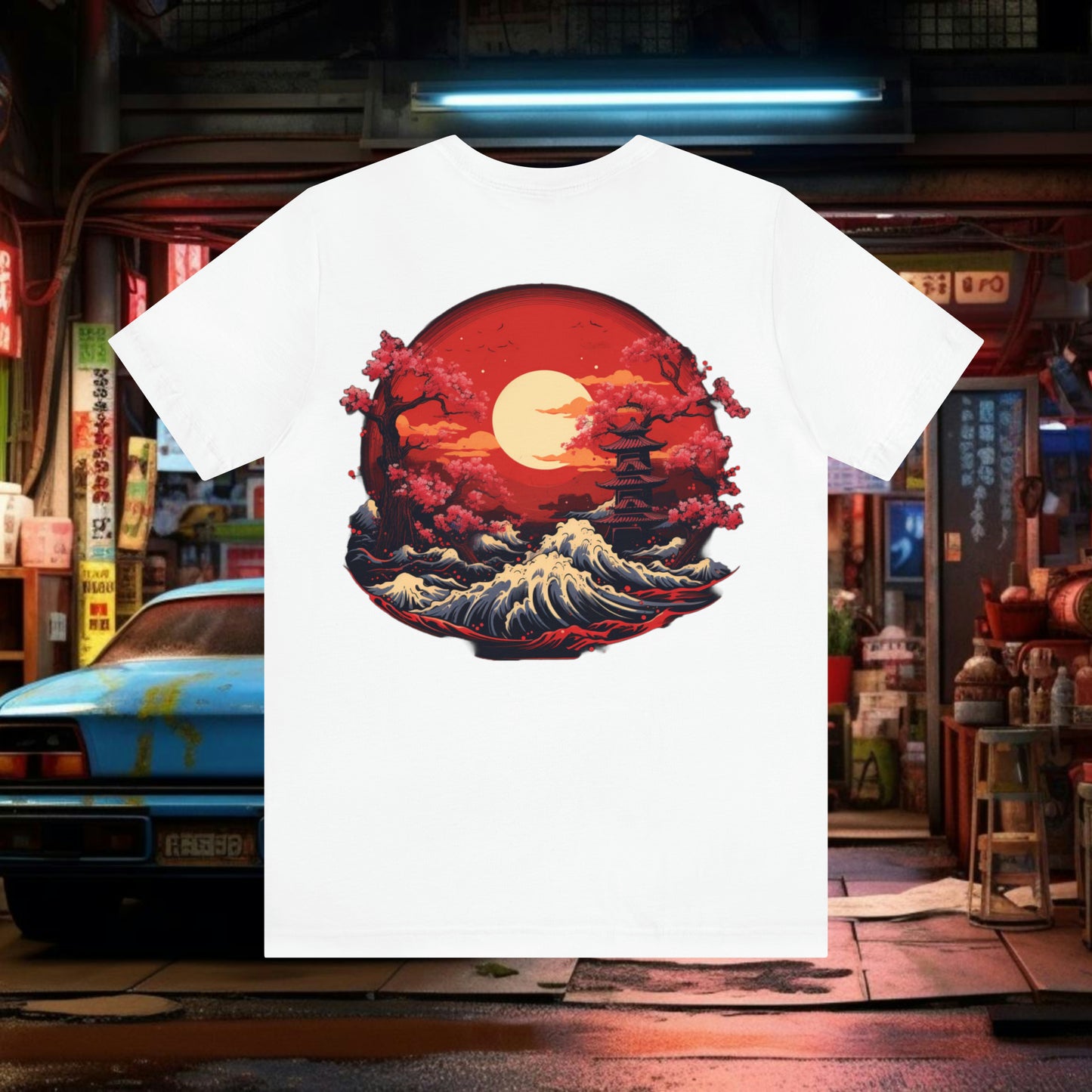 T-shirt Coucher de soleil japonais