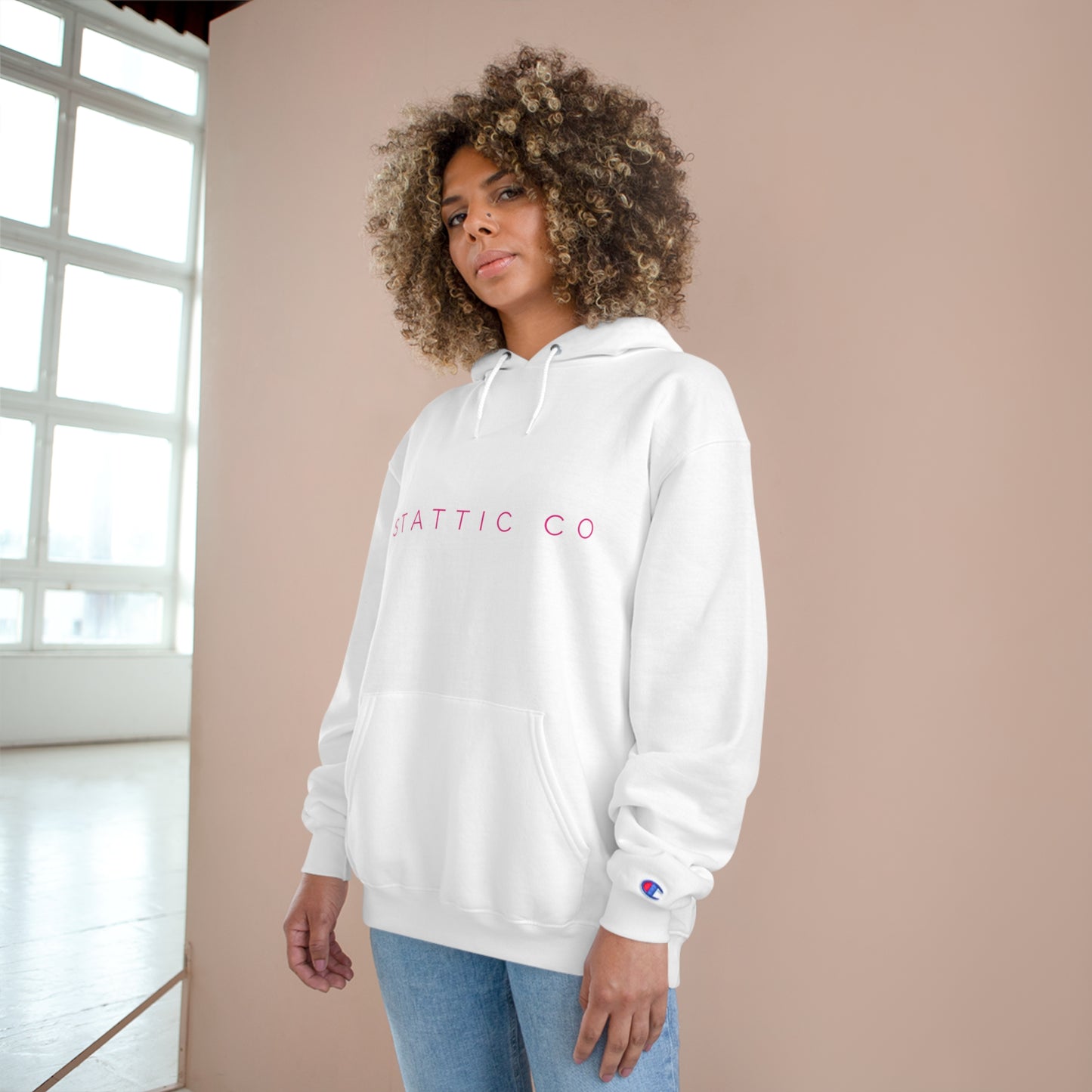 Stattic Co. Simplicity Pink Hoodie