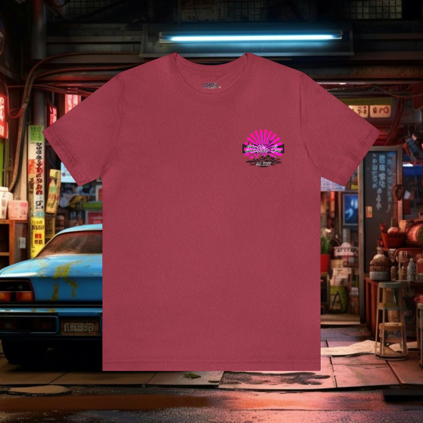 "It all started in Japan" Cherry Blossom Dragon T-Shirt