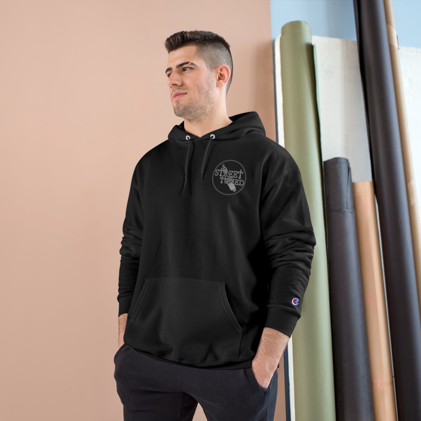 Street Tuned Wheel Champion Hoodie