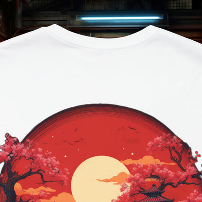 T-shirt Coucher de soleil japonais