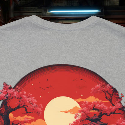 T-shirt Coucher de soleil japonais