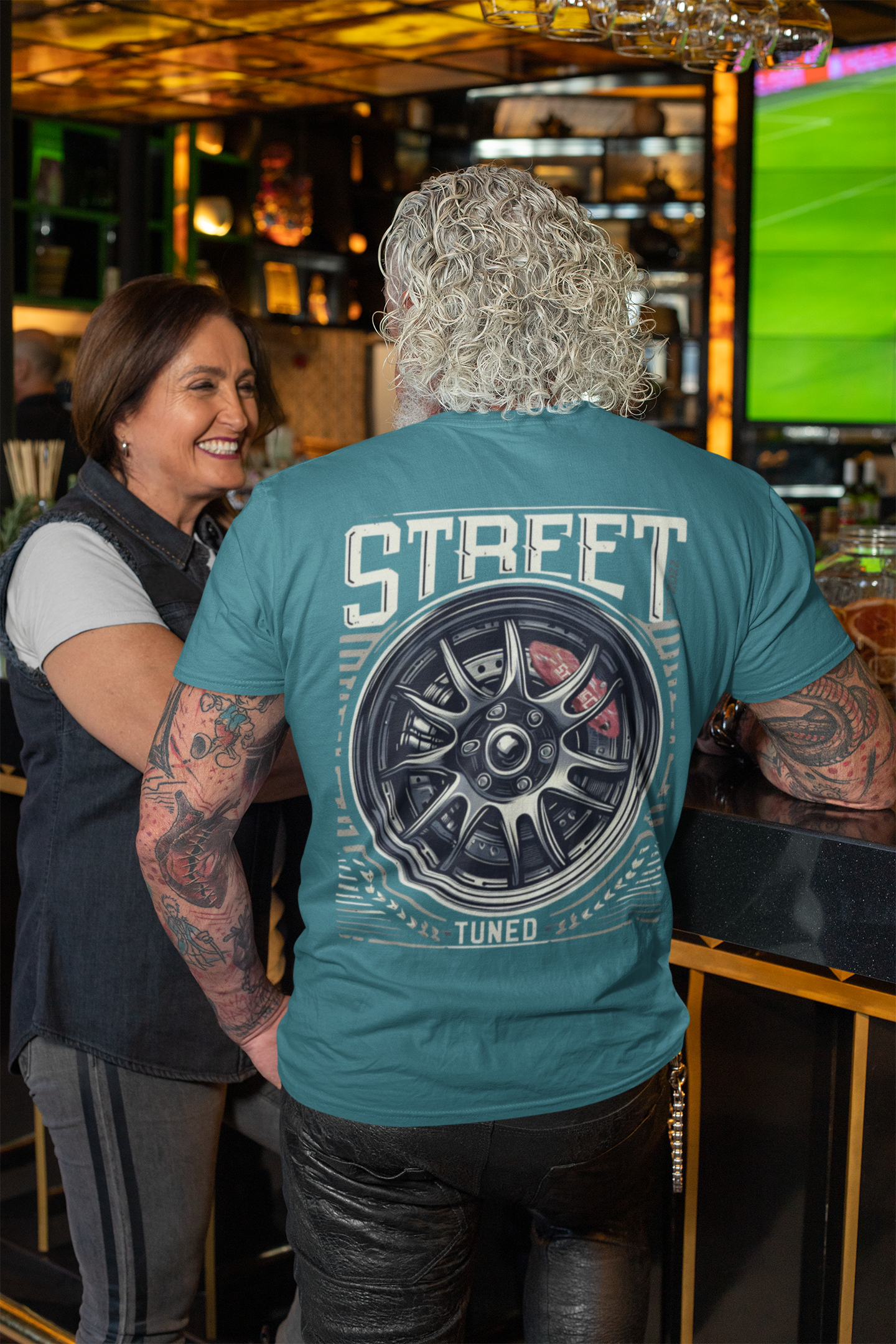 T-shirt Roue à l'écoute de la rue