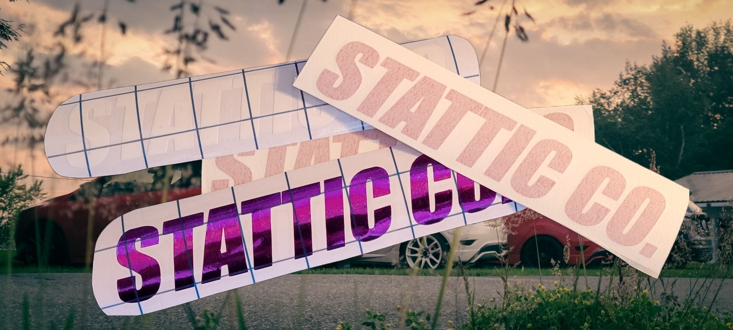 Stattic Co. Vinyl Sticker