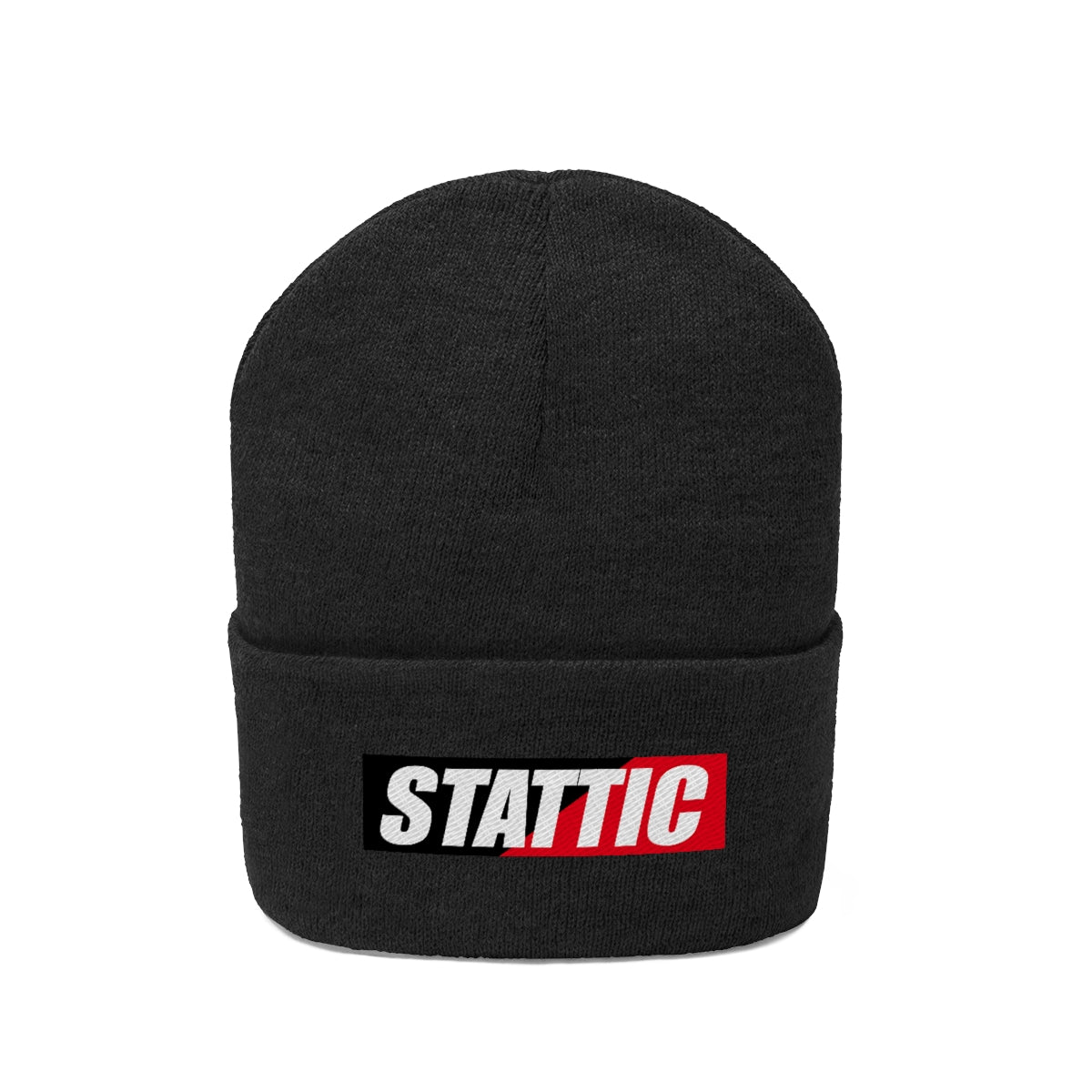 Stattic Co. Red Square Logo Beanie