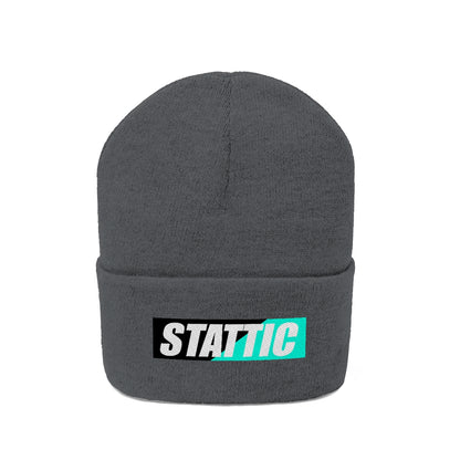 Stattic Co. Bonnet à logo carré cyan