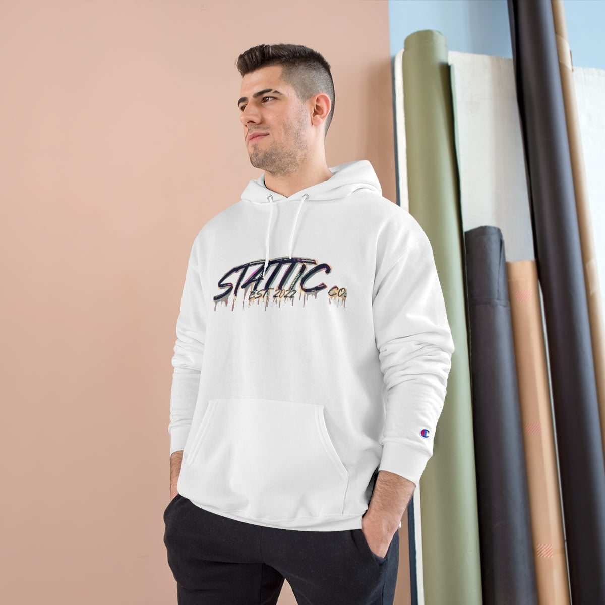 Stattic Co. Sunset Drip Sweat à capuche (Champion)