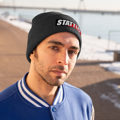 Stattic Co. Red Square Logo Beanie