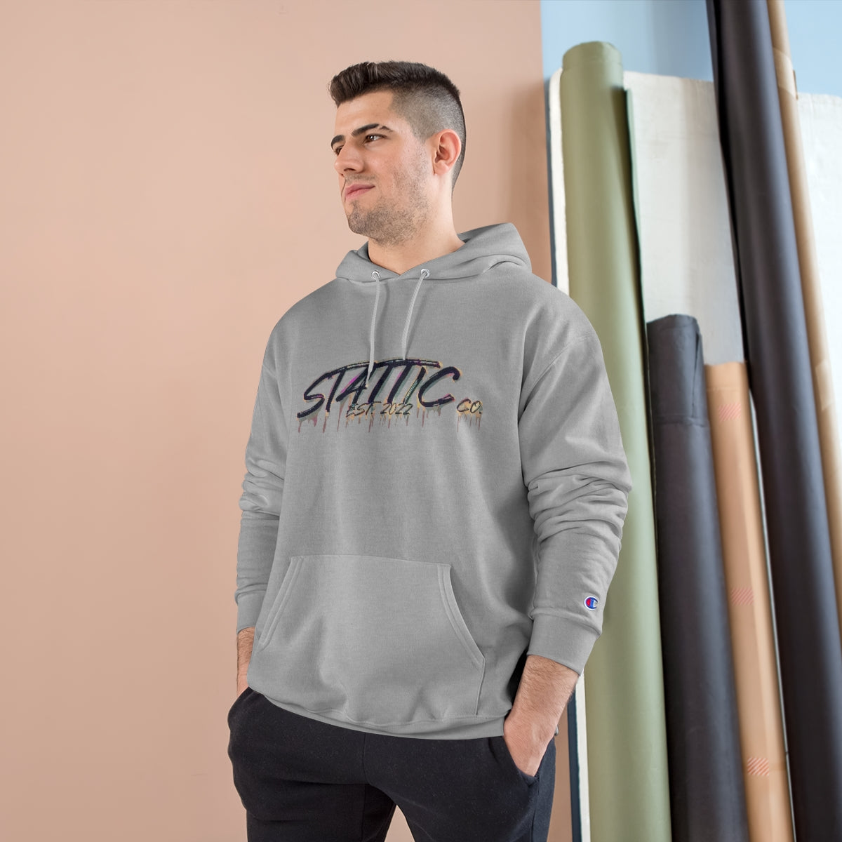 Stattic Co. Sunset Drip Sweat à capuche (Champion)