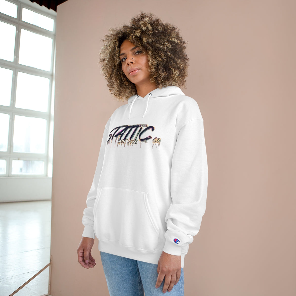 Stattic Co. Sunset Drip Sweat à capuche (Champion)