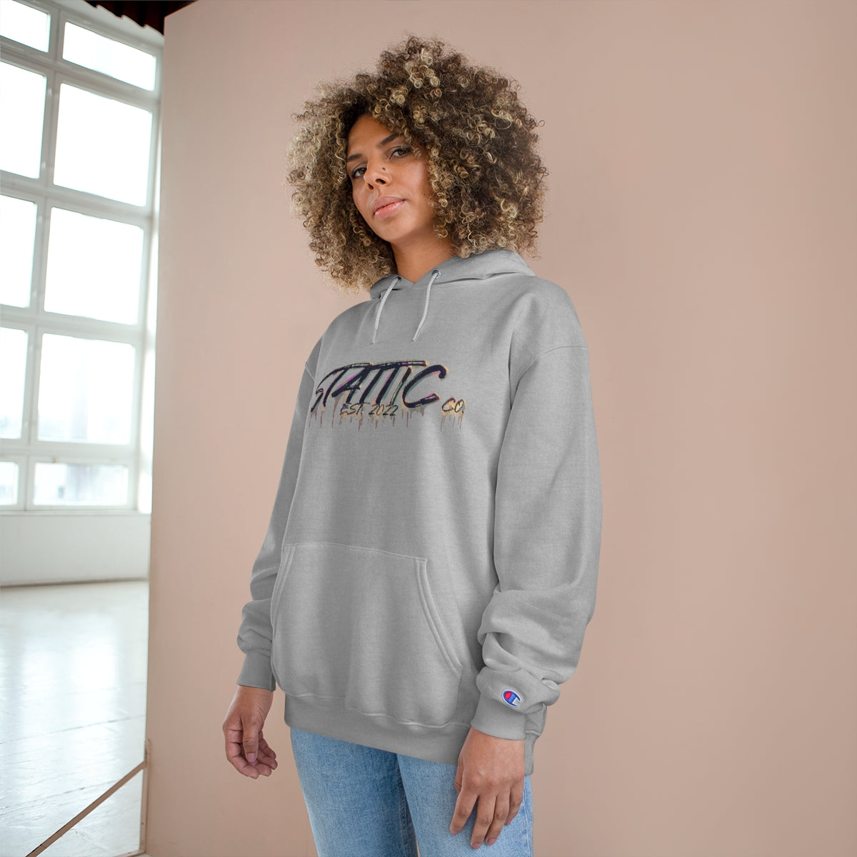 Stattic Co. Sunset Drip Sweat à capuche (Champion)