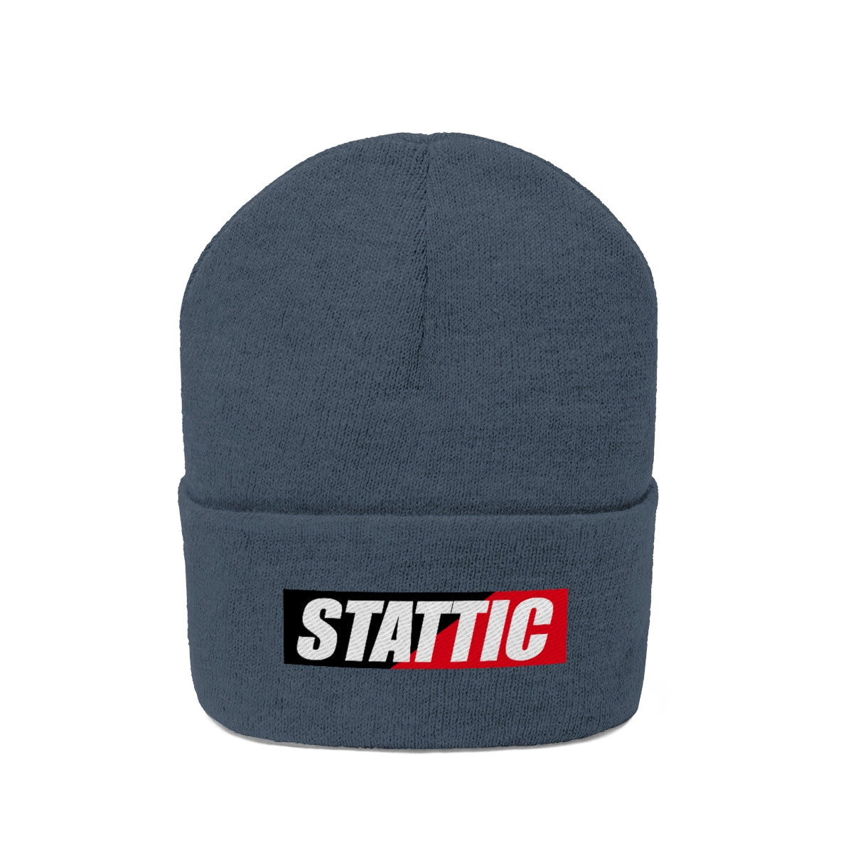 Stattic Co. Red Square Logo Beanie